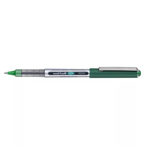 Rollertoll, 0,3 mm, UNI "UB-150E Eye Micro Eco", zöld