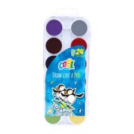 Vízfesték, 24 szín, 24 mm, COOL BY VICTORIA