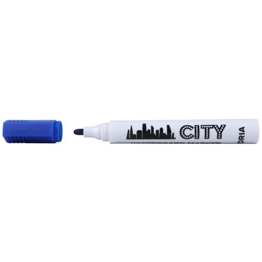 Táblamarker készlet, 1-3 mm, kúpos, VICTORIA VISUAL "City", 4 különböző szín