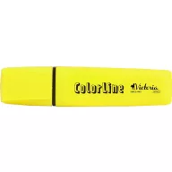   Szövegkiemelő, 1-5 mm, VICTORIA OFFICE, "ColorLine", sárga