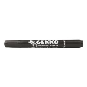   Alkoholos marker, 1-3 mm, kúpos, VICTORIA OFFICE, "Gekko", fekete