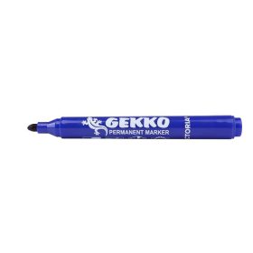   Alkoholos marker, 1-3 mm, kúpos, VICTORIA OFFICE, "Gekko", kék