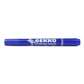   Alkoholos marker, 1-3 mm, kúpos, VICTORIA OFFICE, "Gekko", kék