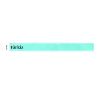 Karszalag, 3/4", tyvek, türkiz