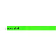 Karszalag, 3/4", tyvek, neon zöld