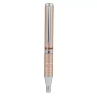   Golyóstoll, 0,24 mm, teleszkópos, rose gold színű tolltest, ZEBRA "SL-F1", kék