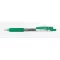 Zseléstoll, 0,37 mm, nyomógombos, ZEBRA "Sarasa Clip", zöld