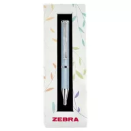   Golyóstoll, 0,24 mm, teleszkópos, babakék tolltest, ZEBRA "SL-F1", kék