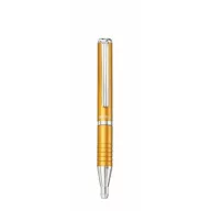   Golyóstoll, 0,24 mm, teleszkópos, arany színű tolltest, ZEBRA "SL-F1", kék