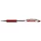 Golyóstoll, 0,24 mm, nyomógombos, ZEBRA "Jimnie", piros