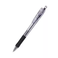   Golyóstoll, 0,21 mm, nyomógombos, ZEBRA "Tapli Clip ECO", fekete
