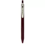   Zseléstoll, 0,33 mm, nyomógombos, ZEBRA "Sarasa Clip Vintage", sötétpiros