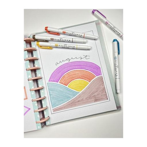 Szövegkiemelő, 1,0/3,5 mm, kétvégű, ZEBRA "Mildliner Warm", cinóber