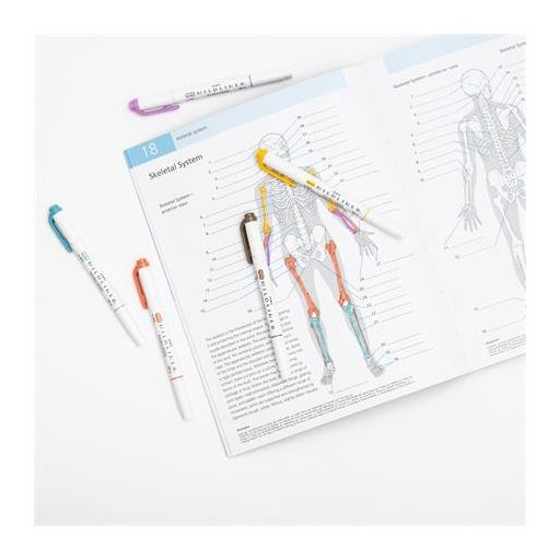 Szövegkiemelő, 1,0/3,5 mm, kétvégű, ZEBRA "Mildliner Warm", füstkék