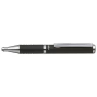   Golyóstoll, 0,24 mm, teleszkópos, metálfekete tolltest, ZEBRA "SL-F1", kék