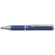   Golyóstoll, 0,24 mm, teleszkópos, metálkék tolltest, ZEBRA "SL-F1", kék