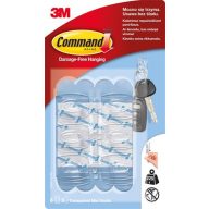   Mini műanyag akasztó, 6 db, 3M SCOTCH "Command™"