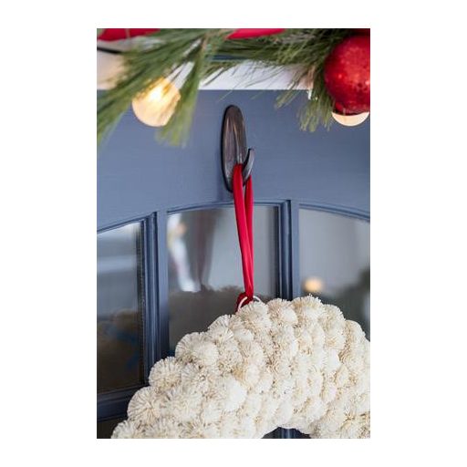 Műanyag akasztó, ovális, bronz, L méret, 1 db,  3M SCOTCH "Command™"