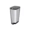 Pedálos szemetes, fémhatású, 45 l, CURVER "Chic", ezüst