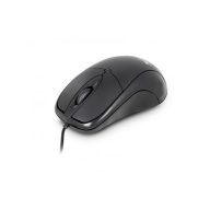   Egér, vezetékes, optikai, közepes méret, USB, URBAN FACTORY "Big Crazy", fekete