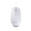 Egér, vezetékes, optikai, közepes méret, USB, URBAN FACTORY "Free Color", fehér