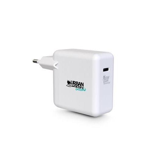 Hálózati töltő, 1xUSB-C (65W), USB-C–USB-C kábel, URBAN FACTORY