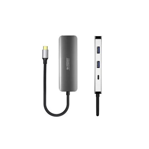 USB elosztó-HUB, USB-C/USB 3.0/HDMI, URBAN FACTORY