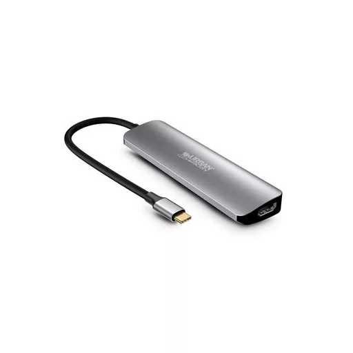 USB elosztó-HUB, USB-C/USB 3.0/HDMI/SD/mSD, URBAN FACTORY