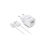   Hálózati töltő, 1xUSB-A, 12W, USB-A–USB-C kábel, URBAN FACTORY