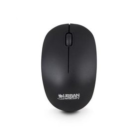   Egér, vezeték nélküli, optikai, kisméret, USB, URBAN FACTORY "Free", fekete