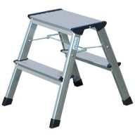   Fellépő, 2x2 lépcsőfok, alumínium, KRAUSE "Treppy"