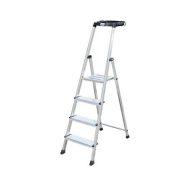   Állólétra, 4 lépcsőfokos, alumínium, Multigrip-system, KRAUSE "Secury"