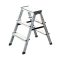 Két oldalon járható létra, 2x3 lépcsőfokos, KRAUSE "Dopplo"