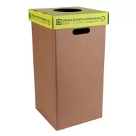   Szelektív hulladékgyűjtő, betétdíjas palackoknak, újrahasznosított, 50 l, RECOBIN "Office"