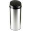 Szenzoros szemetes, rozsdamentes acél, kör alakú, 30 l, ezüst-fekete