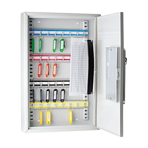 Zárható kulcsszekrény elektronikus zárral, 32 db-os WEDO