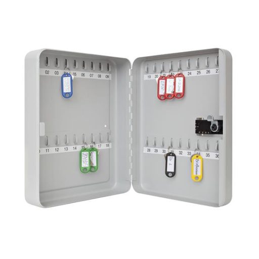 Zárható kulcsszekrény, számzáras, 36 db-os, WEDO