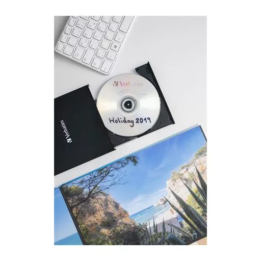 CD/DVD író, USB 2.0, külső, VERBATIM