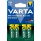 Tölthető elem, AA ceruza, 4x2100 mAh, előtöltött, VARTA "Power"