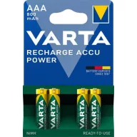   Tölthető elem, AAA mikro, 4x800 mAh, előtöltött, VARTA "Power"