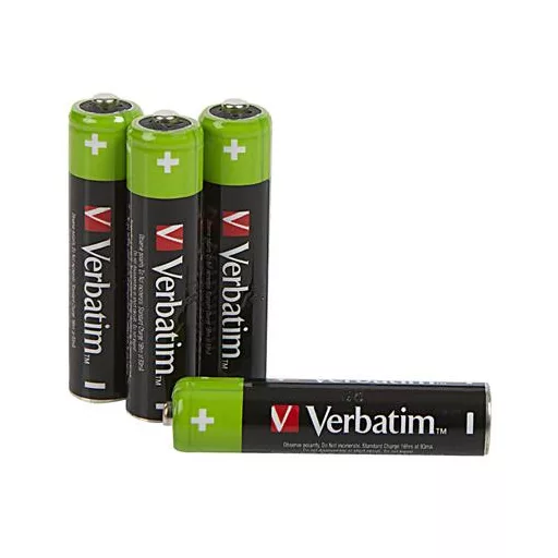 Tölthető elem, AAA mikro, 4x950 mAh, VERBATIM