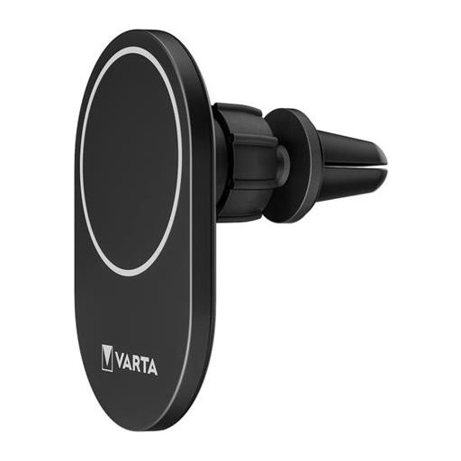 Autós tartó és töltő, Qi/USB-C PD, 15W, VARTA "Mag Pro"