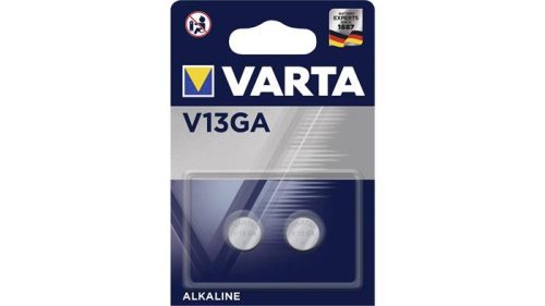 Gombelem, V13GA / LR44 / A76, 2 db, VARTA