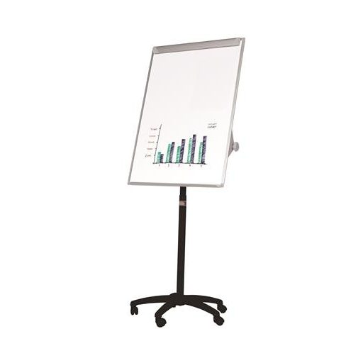 Flipchart tábla, mágneses felület, 70x100 cm, mobil, VICTORIA VISUAL