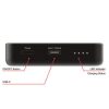 Power bank, külső akkumulátor, vezeték nélküli, 10.000mAh, VERBATIM "Charge n Go Essentials", fekete