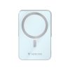 Power bank, külső akkumulátor, mágneses (vezeték nélküli), 10.000mAh, kitámasztó, VERBATIM "Charge n Go", kék