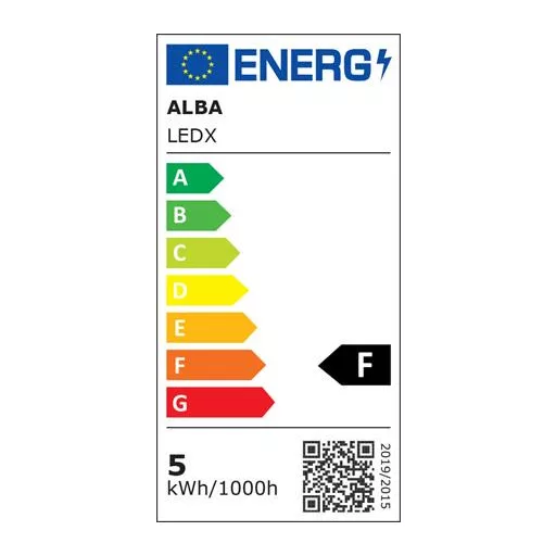 Asztali lámpa, LED, 3-5,5 W, ALBA "LedX", fekete