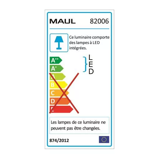 Asztali lámpa, LED, MAUL "Joy ", zöld