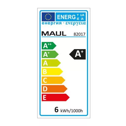 Asztali lámpa, LED, szabályozható, MAUL "Pearly colour vario", fehér
