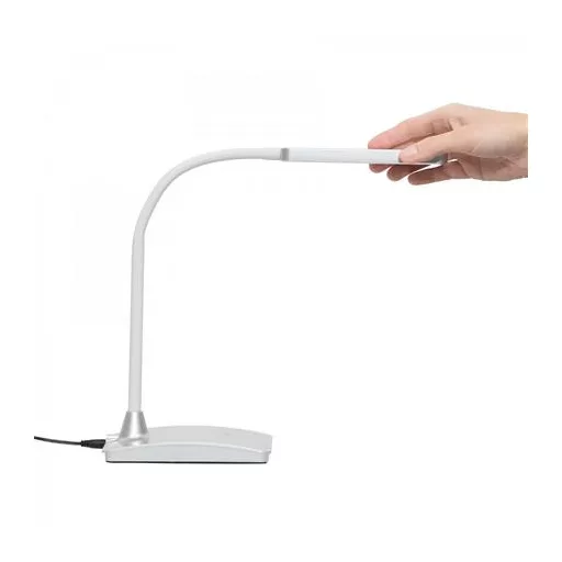 Asztali lámpa, LED, szabályozható, MAUL "Pearly colour vario", ezüst